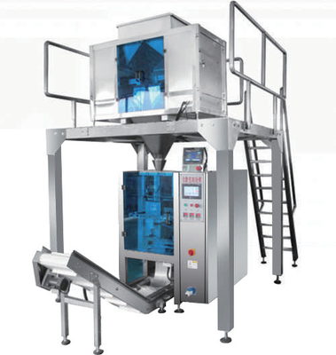 Vffs Máy đóng gói hạt tự động Trung bình 4 đầu Máy đóng gói cân nhiều đầu
