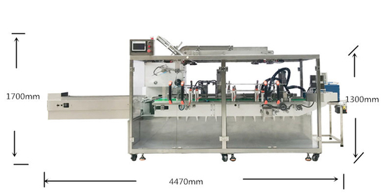 Máy đóng gói hộp carton tự động Thực phẩm ăn nhẹ Các ngành công nghiệp điện nhỏ