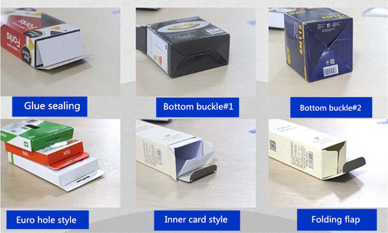 Dược phẩm Máy đóng gói thùng carton tự động Kem đánh răng Máy dán bìa carton