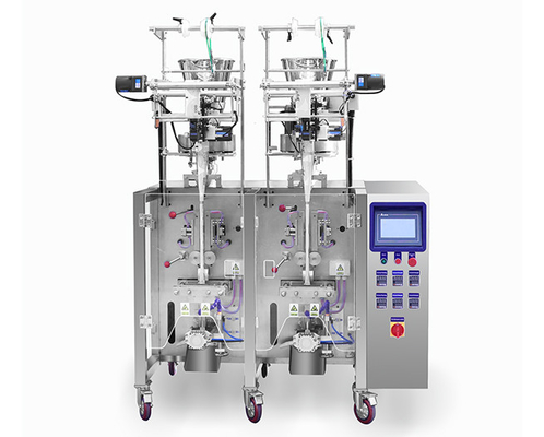 Máy đóng gói hạt tự động theo chiều dọc Double Lines Túi đựng đồ ăn nhẹ nhỏ
