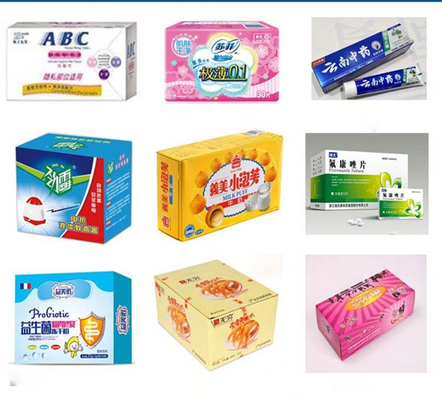 Keo dán nóng Chèn Máy đóng gói hộp tự động Niêm phong hộp mỹ phẩm