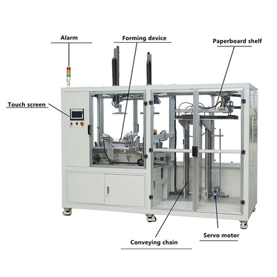 Máy bay hoàn toàn tự động Máy đóng gói hộp Carton Máy định hình gấp giấy