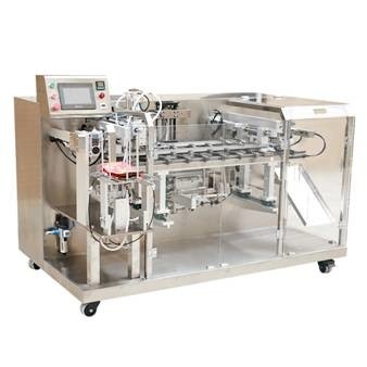 Máy đóng gói túi thực phẩm làm sẵn thực phẩm Hạt thực phẩm Doypack Túi dây kéo Vòi phun