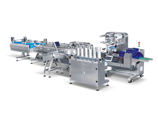 Chén ngang Bao bì thực phẩm Dây chuyền lắp ráp Bánh Bánh mì Khay nạp giấy Đóng gói