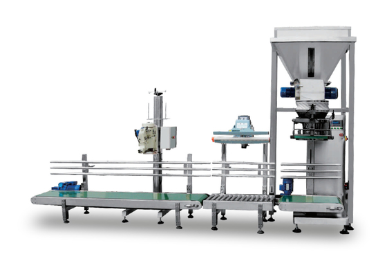 Dây chuyền sản xuất máy cân và chiết rót tự động công nghiệp 5-50KG