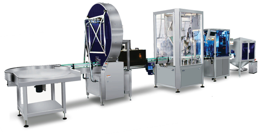 Máy đóng gói bột tự động tuyến tính Máy đóng nắp Auger