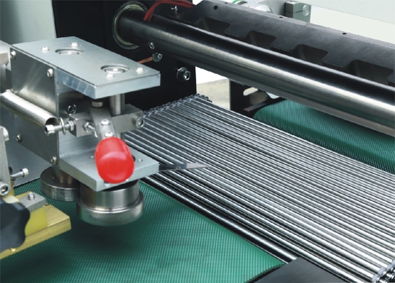 Máy đóng gói điền mẫu nằm ngang PLC Con dấu vận chuyển động cơ servo