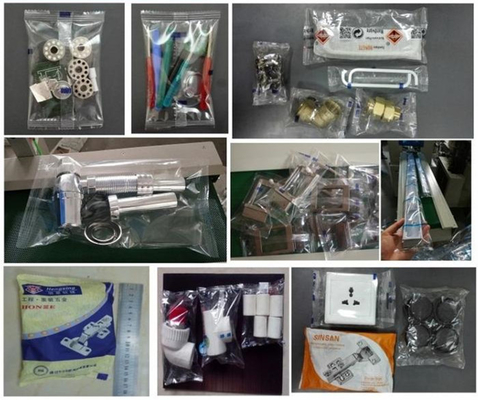Máy đóng gói phần cứng đếm 304ss tự động Bộ nhớ đệm dòng chảy dọc nhỏ